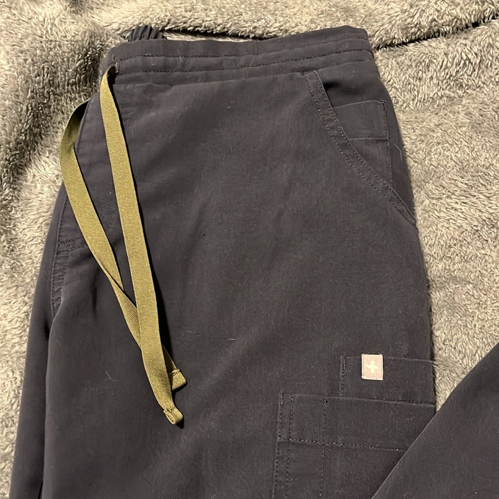 Figs quiet navy Yola pants